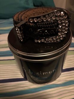 Black fully loaded Bb Simon belt