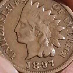☆1897~  Indian Head penny☆