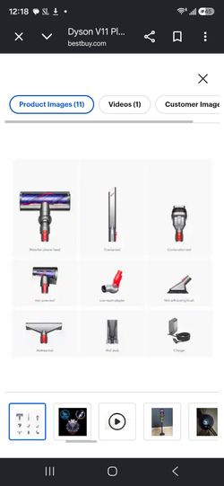 Dyson V11 Vacuum with Attachments Set