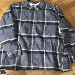 only $20 NWT $70 RETAIL - MENS Sherpa Lined Flannel