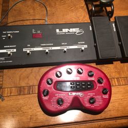 Line 6 Pod 2.0 Multi-Effects Guitar Pedal Processor and Floorboard (UNTESTED)