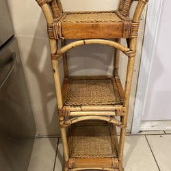 Vintage Bamboo 3 Tier Shelf