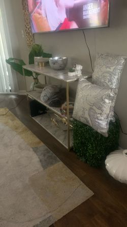 Three Tier Stand Marble Printed 