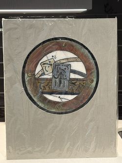 Wall Art – Circular Ceramic Design – 20” x 14”