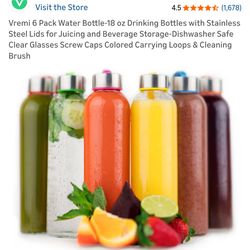 Hydration Nation Glass Bottles