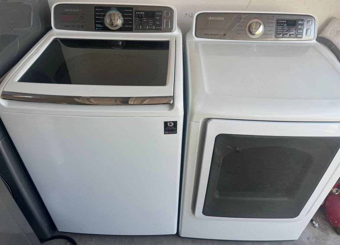 Samsung Washer And Electric Dryer 5.0&74 Cuft