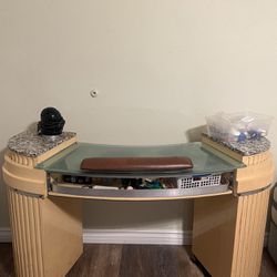 Glass Manicure Table 