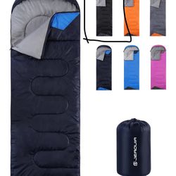 Sleeping Bags for Adults Cold Weather - 20 Degree Big&Tall Size Backpacking Lightweight Waterproof for Girls Boys Mens Teen Women for Camping Hiking O