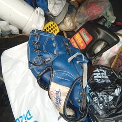 Used Dodgers Glove 