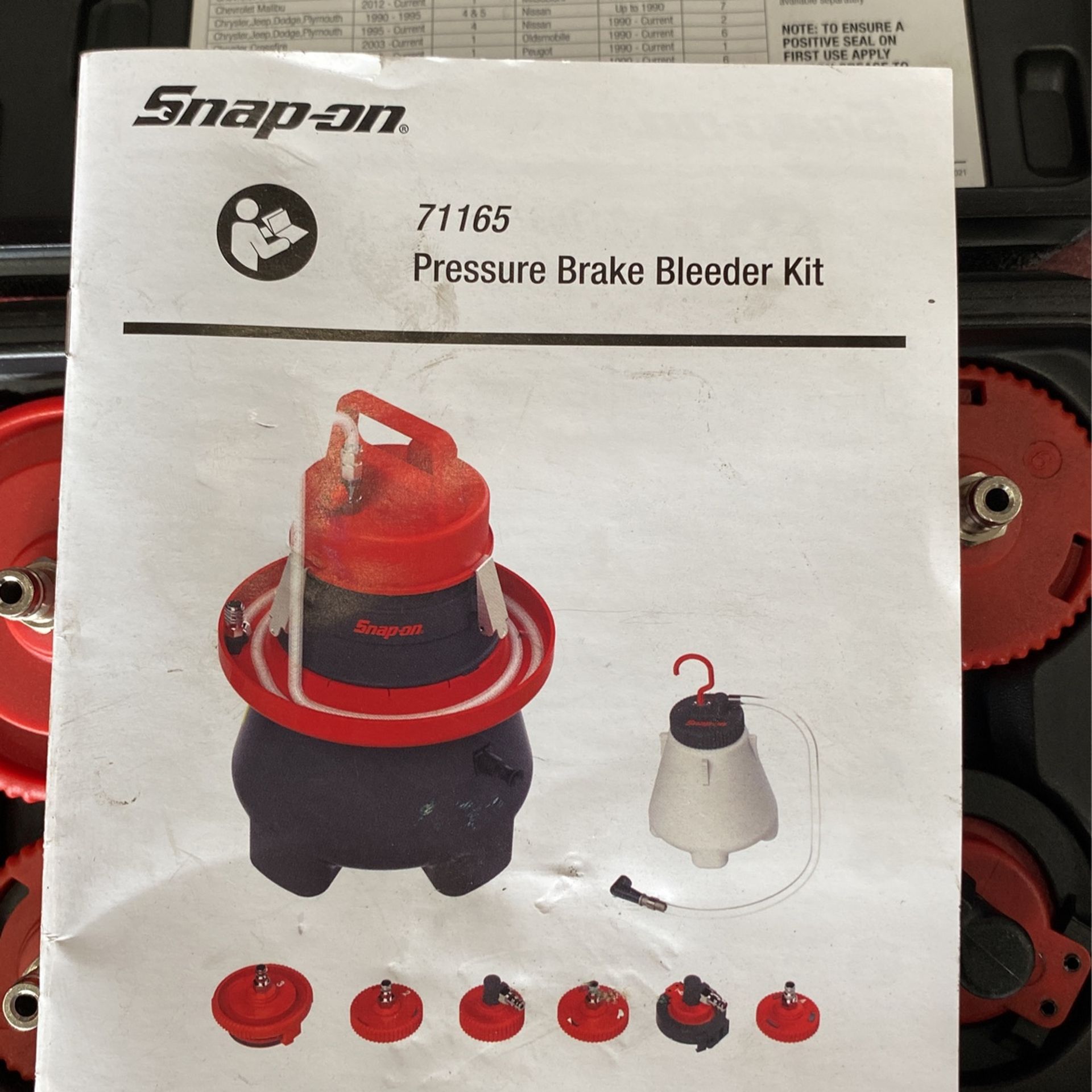 Snap On Pressure Brake Bleeder Kit for Sale in San Diego, CA OfferUp