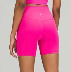 Lululemon Align Short 6" Shorts Size 6 Sonic Pink LIKE NEW