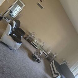 Living Room Furniture Set Sofas, Tables, Accessories & TV Stand - Gently Used
