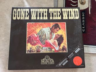Gone With The Wind MGM VHS Collectors Box Case Set Movies 1967