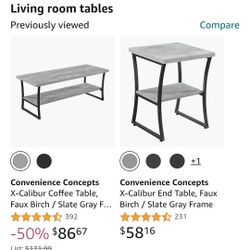 Coffee & End Table