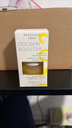 Beekman 1802 Golden Booster Amla Berry Face Serum – Vitamin C Alternative Brightening Serum – Helps Even Tone & Reduce the Look of Dark Spots – Sensit