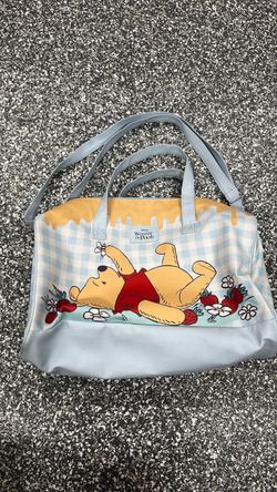 Disney Winnie the Pooh Duffle Tote Bag - Strawberry / Gingham Print
