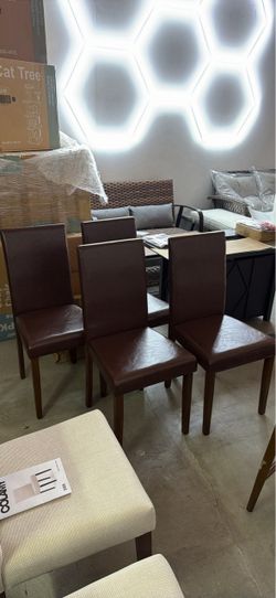Brand New Faux Leather Dining Chairs