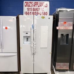 25.3 cu. ft. Built-In Side-by-Side Refrigerator in White