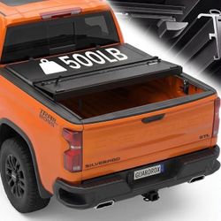Guardrox H5 Low Profile Hard Folding Truck Bed Tonneau Cover Compatible