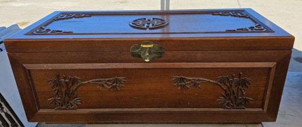 Wooden chest