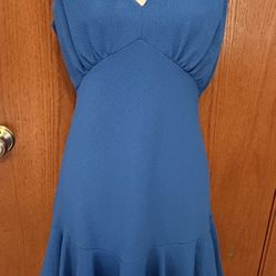 New Taylor Blue Spring Dress - Size 12 -