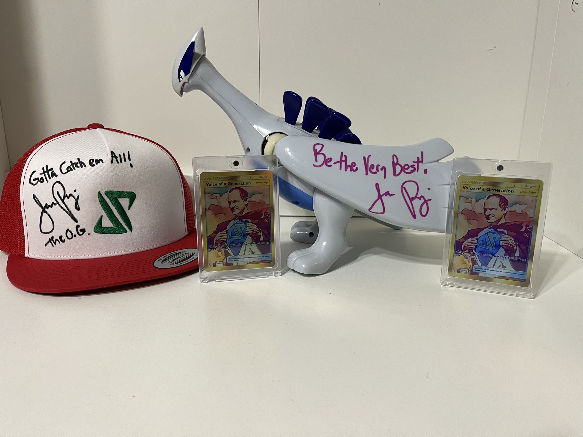 Pokemon Jason Paige Signed