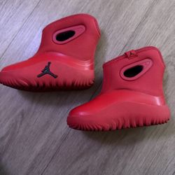 Jordan Drip 23 Toddler Rain Boots - Size 6C - University Red / Black
