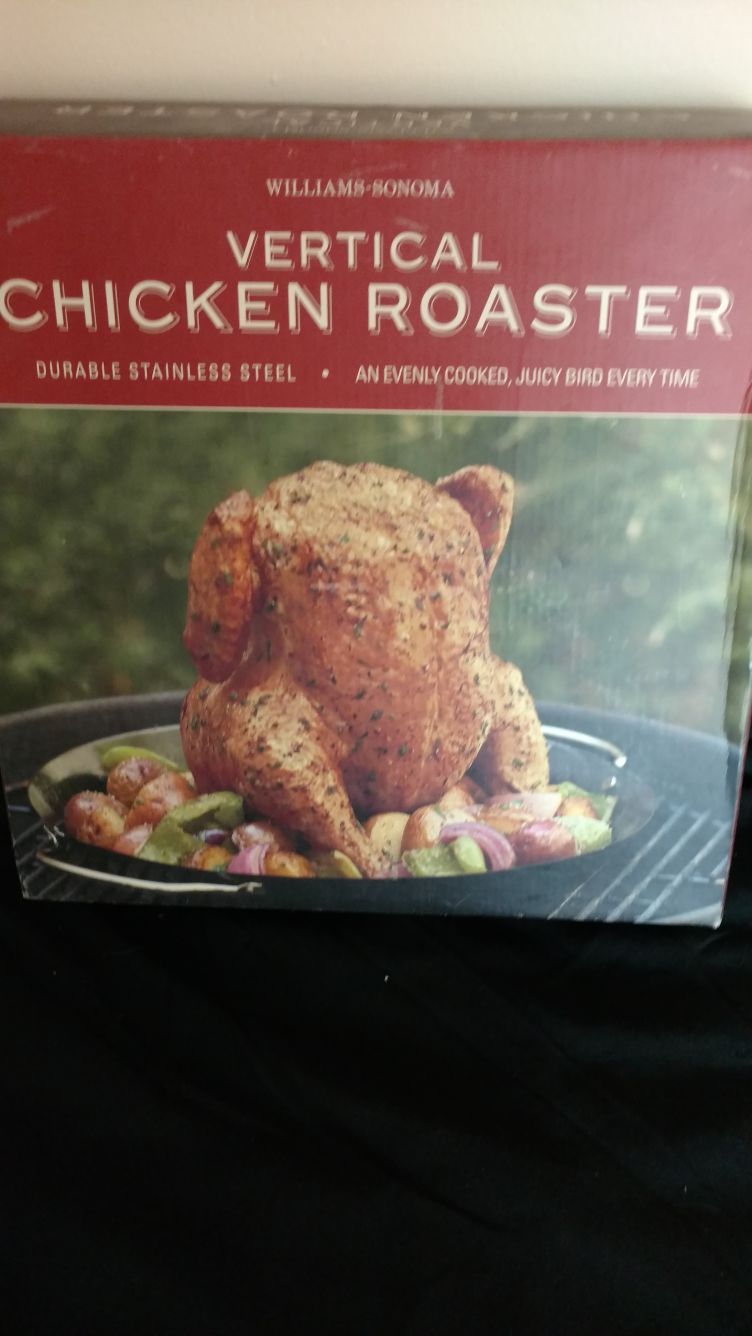 Vertical chicken roaster