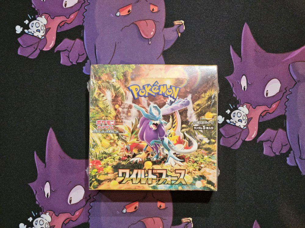 Japanese Wild Force Sealed Booster Box Of Pokemon Cards