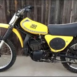 1975 Yamaha YZ360 Collector McQueen