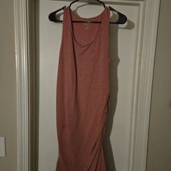 MATERNITY Dress - Rust Color