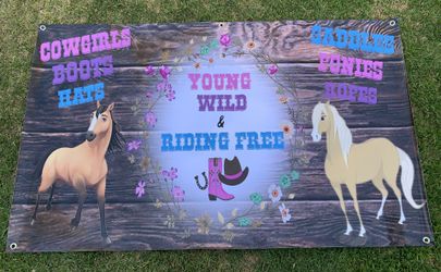 Custom spirit party banner