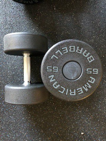 American Barbell Dumbbells 2 dollars a pound