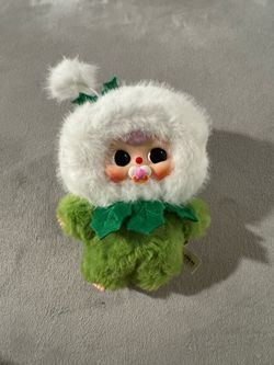 Baby Three Where's Spring Dandelion Plush Boba Eyes + Pacifier NWT
