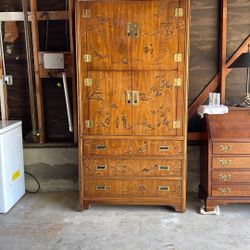 Drexel Heritage Chinoiserie Armoire Dresser