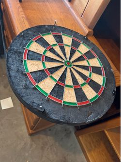 Bristle Dartboard With Mounting Backer Board