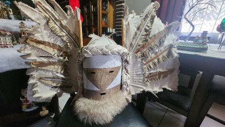 Crow mother kachina mask