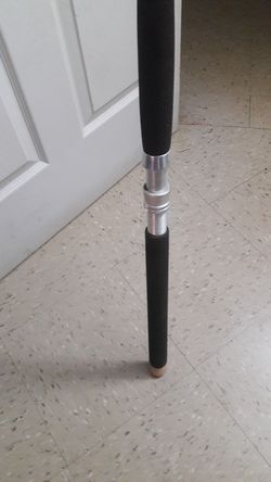 hurricane heavy action one piece 10ft saltwater fishing pole