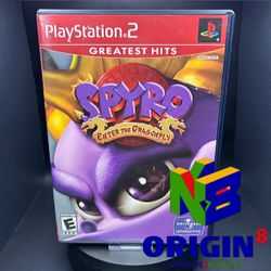 Spyro Enter the Dragonfly (Greatest Hits, PlayStation 2 PS2) Complete w/ Manual