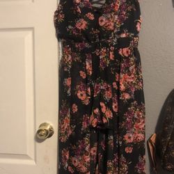 Flower Petals Maxi Romper