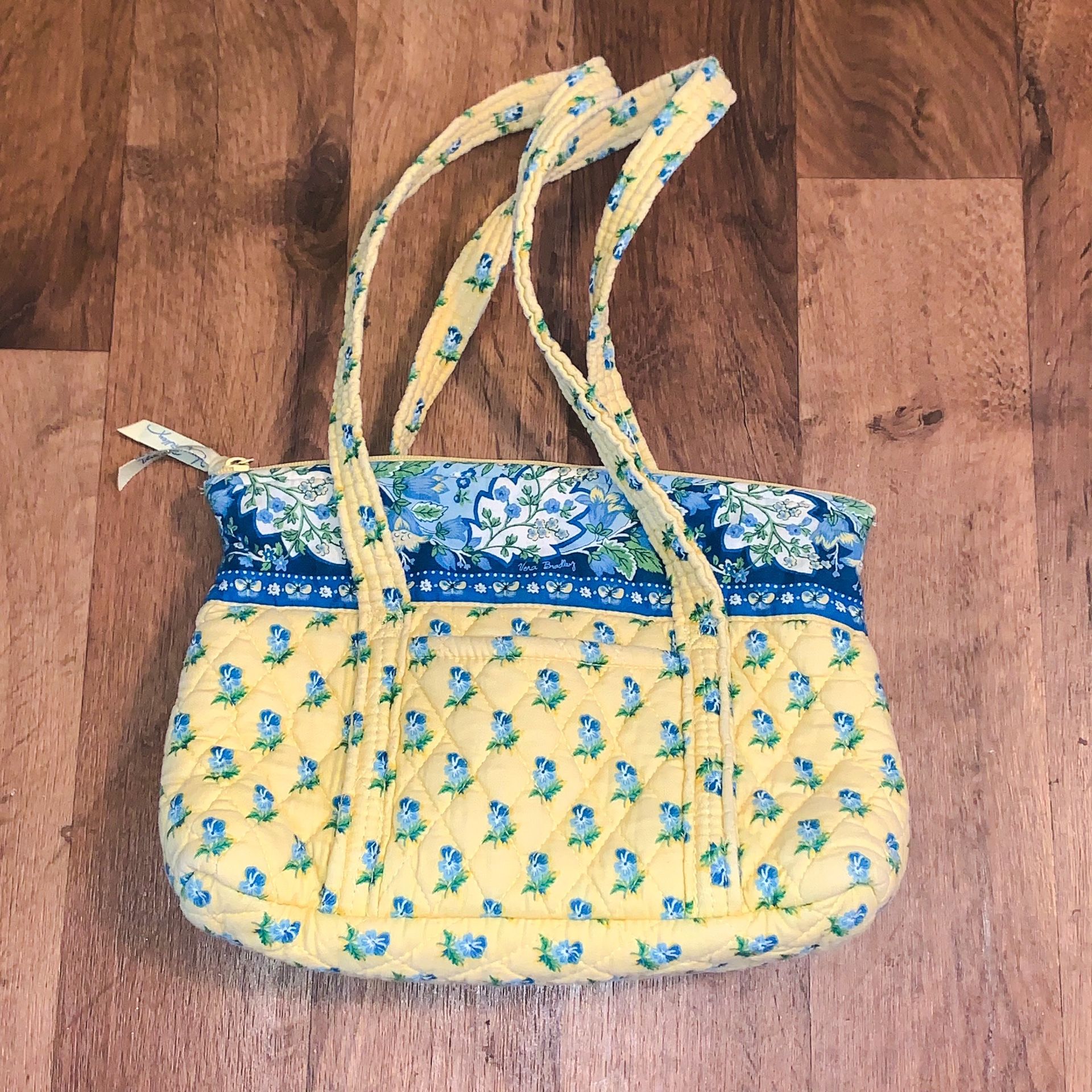 Vera Bradley Katherine Pattern Yellow/Blue Purse