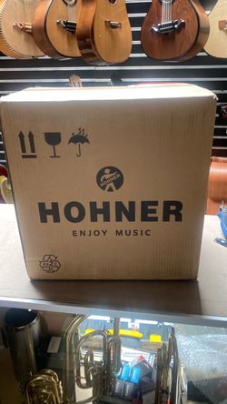 Hohner compadre accordion in FA new black Acordeon Nuevo