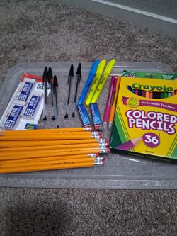 School Supplies & Colored Pencils