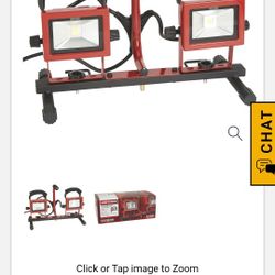 Craftsman Dual Head Work Light w/ Stand – Needs 1 Bulb
Description:
Craftsman dual head portable work light with adjustable stand.
Includes sturdy adj