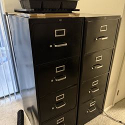Black Filing Cabinets