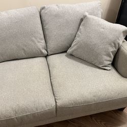 Lexah 78" Fabric Sofa with Two Pillows-Excellent Condition