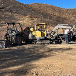 Skip Loader  & Excavator 
