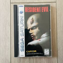 Resident Evil Game For Sega Saturn RARE