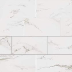 Michelangelo White 9 in. × 18 in. Glossy Ceramic Wall Tile (21.8 sq. ft./Case)