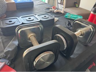 Ironmaster Quick-Lock Adjustable Dumbbells 75 lb Set